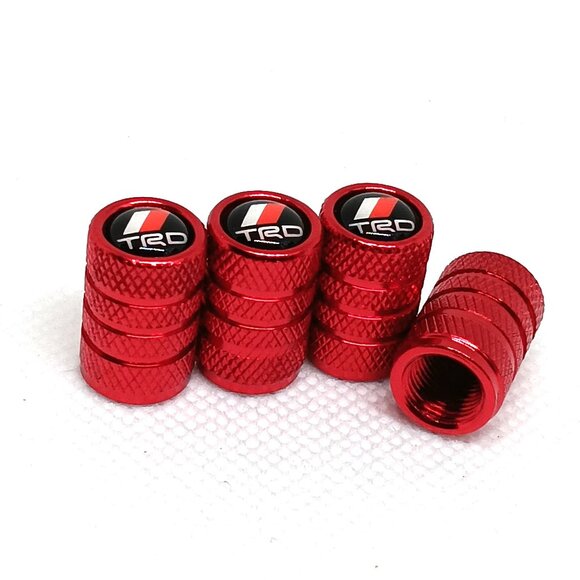 TRD TIRE CAPS UNIVERSAL AIR VALVE STEM CAPS 4 INCLUDED PER PACK - Picture 2 of 5